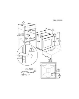 Ahi electrolux, 65 l, a+, pürolüüspuhastus, must-foto3