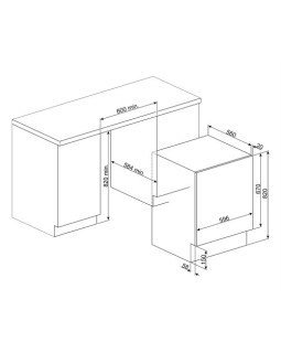 Pesumasin-kuivati smeg, integeeritav, 7/4 kg, 1400 p/min, 72 db, valge-foto2