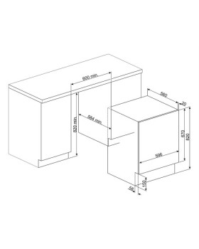 Pesumasin-kuivati smeg, integeeritav, 7/4 kg, 1400 p/min, 72 db, valge-foto2