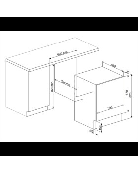 Pesumasin-kuivati smeg, integeeritav, 7/4 kg, 1400 p/min, valge-foto2