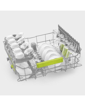 Nõudepesumasin smeg, integreeritav, 2 korvi, 60 cm, 49 db, must uks-foto3