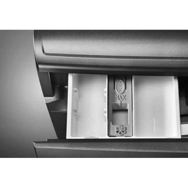 Pesumasin aeg, eestlaetav, 7 kg, 1400 p/min, inverter, tumehall