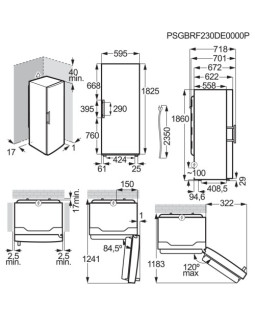 Sügavkülmik electrolux, 186 cm, 278 l, 39 db, elektrooniline juhtimine, nofrost, roostevaba teras-foto4