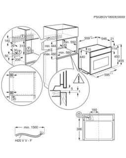 Kompakt mikrolaineahi, electrolux, h 45 cm, must-foto2