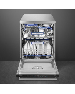 Nõudepesumasin smeg, vabaltseisev, 60 cm, b, 44 db, roostevaba teras-foto3