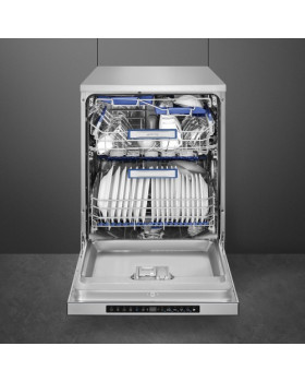 Nõudepesumasin smeg, vabaltseisev, 60 cm, b, 44 db, roostevaba teras-foto2