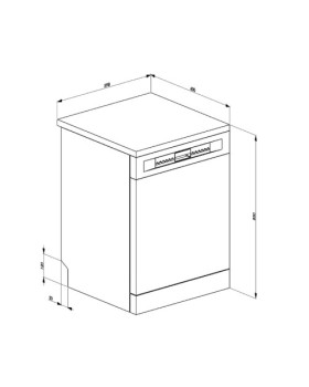Nõudepesumasin smeg, vabaltseisev, 60 cm, b, 44 db, roostevaba teras-foto6