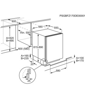 Sügavkülmik electrolux, integreeritav, 82 cm, 90 l, 39 db, valge-foto2