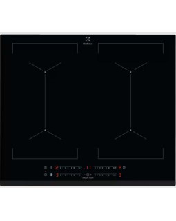 Pliidiplaat electrolux, 4 x induktsioon, 60 cm, must, faasitud esiserv