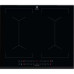 Pliidiplaat electrolux, 4 x induktsioon, 60 cm, must, faasitud esiserv