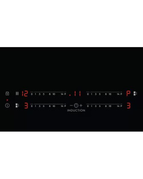 Pliidiplaat electrolux, 4 x induktsioon, 60 cm, must, faasitud esiserv-foto2