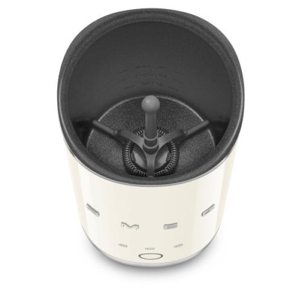 Piimavahustaja smeg, 180ml, 50`ndate stiil, kreem Piimavahustaja smeg, 180ml, 50`ndate stiil, kreem