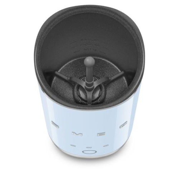 Piimavahustaja smeg, 180ml, 50`ndate stiil, pastellsinine