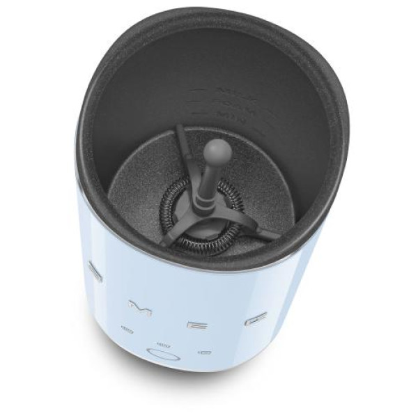 Piimavahustaja smeg, 180ml, 50`ndate stiil, pastellsinine