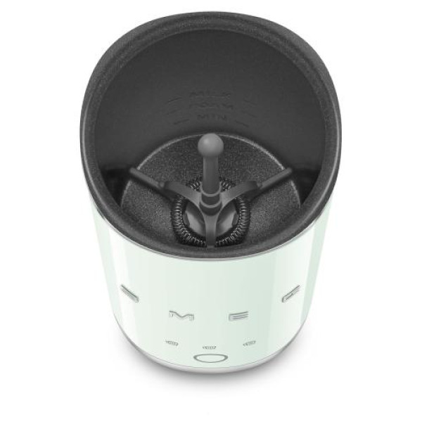 Piimavahustaja smeg, 180ml, 50`ndate stiil, pastellroheline