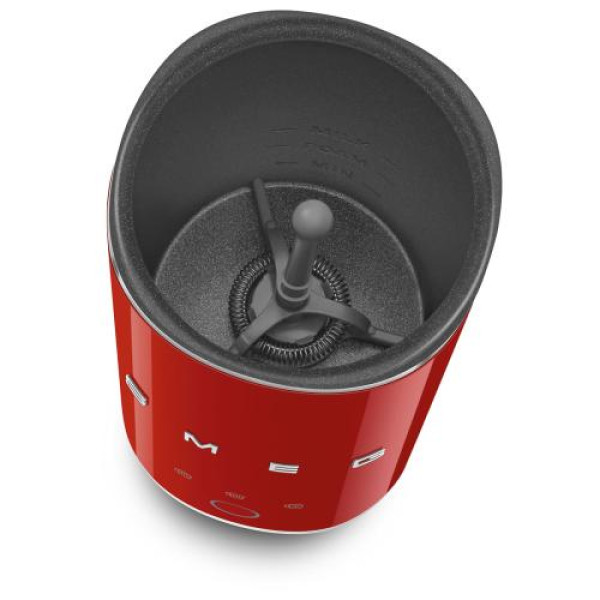 Piimavahustaja smeg, 180ml, 50`ndate stiil, punane Piimavahustaja smeg, 180ml, 50`ndate stiil, punane