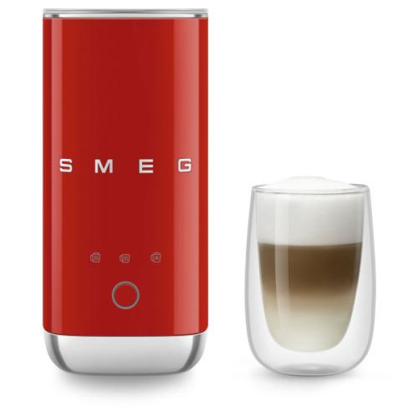 Piimavahustaja smeg, 180ml, 50`ndate stiil, punane Piimavahustaja smeg, 180ml, 50`ndate stiil, punane