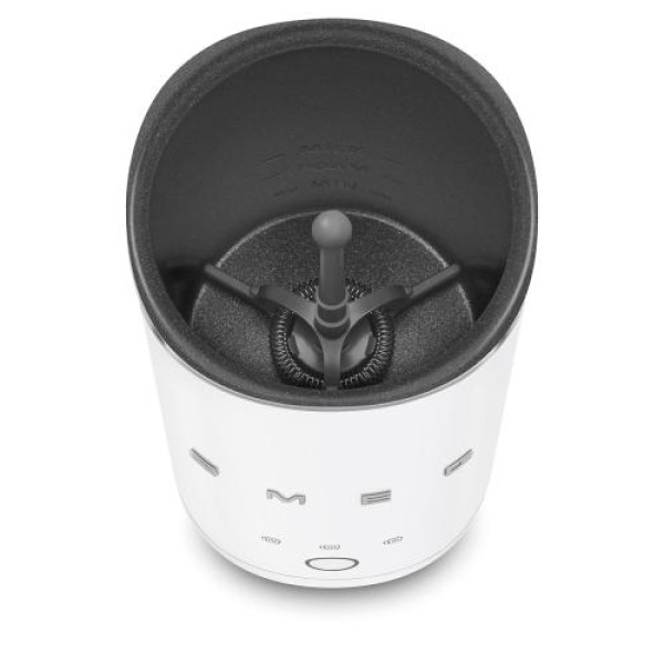 Piimavahustaja smeg, 180ml, 50`ndate stiil, matt valge Piimavahustaja smeg, 180ml, 50`ndate stiil, matt valge