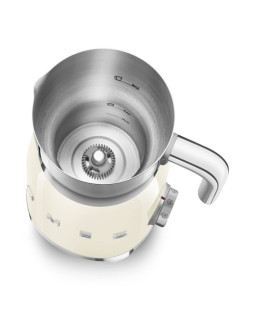 Piimavahustaja smeg, 50`ndate stiil, kreem-foto4