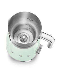 Piimavahustaja smeg, 50`ndate stiil, pastellroheline-foto3