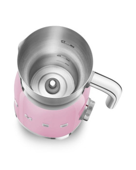 Piimavahustaja smeg, 50`ndate stiil, pastellroosa-foto2
