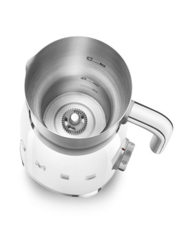 Piimavahustaja smeg, 50`ndate stiil, valge-foto2