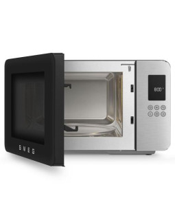 Mikrolaineahi smeg, 29 l, 1000/900 w, matt must-foto2