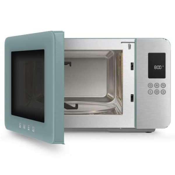 Mikrolaineahi smeg, 29 l, 1000/900 w, matt smaragdroheline