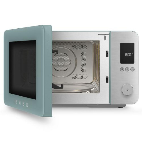 Mikrolaine-kombiahi smeg, 27 l, 2100/1000/900 w, matt smaragdroheline