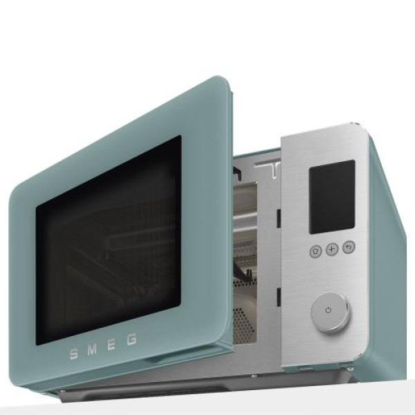 Mikrolaine-kombiahi smeg, 27 l, 2100/1000/900 w, matt smaragdroheline