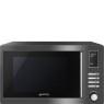Mikrolaineahi smeg, 31 l, 1000/900 w, must