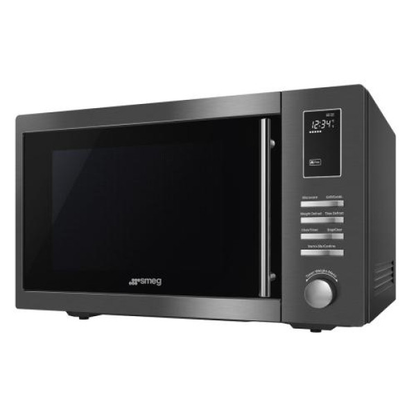 Mikrolaineahi smeg, 31 l, 1000/900 w, must