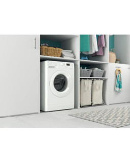 Pesumasin indesit, eestlaetav, 7kg, 1200 p/min, inverter, must luuk-foto3