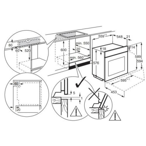 Ahi aeg, 72 l, a++, pürolüüs, must