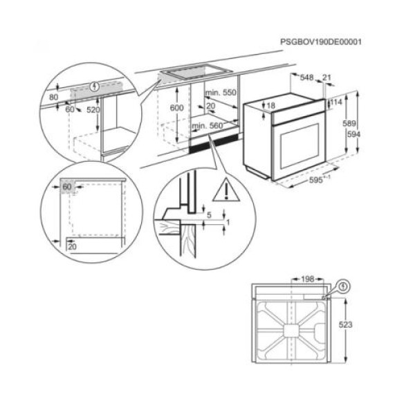 Ahi aeg, 72 l, a++, pürolüüs, must