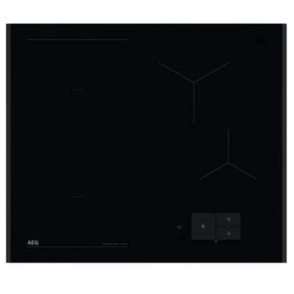 Pliidiplaat aeg, 4 x induktsioon, 60 cm, hob2hood, faasitud, must