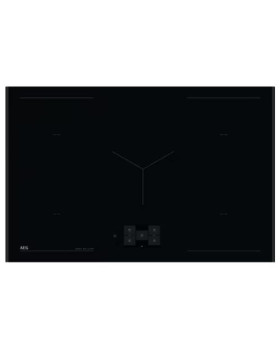 Pliidiplaat aeg, 5 x induktsioon, 80 cm, must, faasitud servad