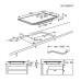 Pliidiplaat aeg, 5 x induktsioon, 80 cm, must, faasitud servad