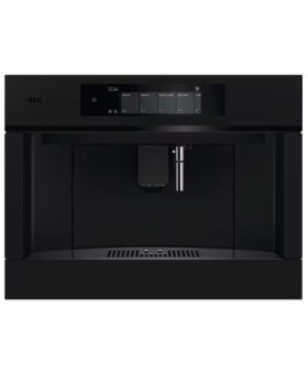 Espresso kohvimasin aeg, integreeritav, automaatne piimavahustaja, matt must