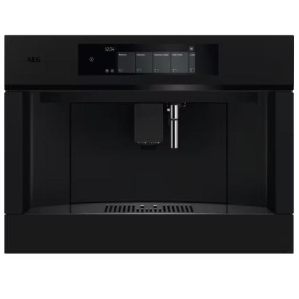 Espresso kohvimasin aeg, integreeritav, automaatne piimavahustaja, matt must