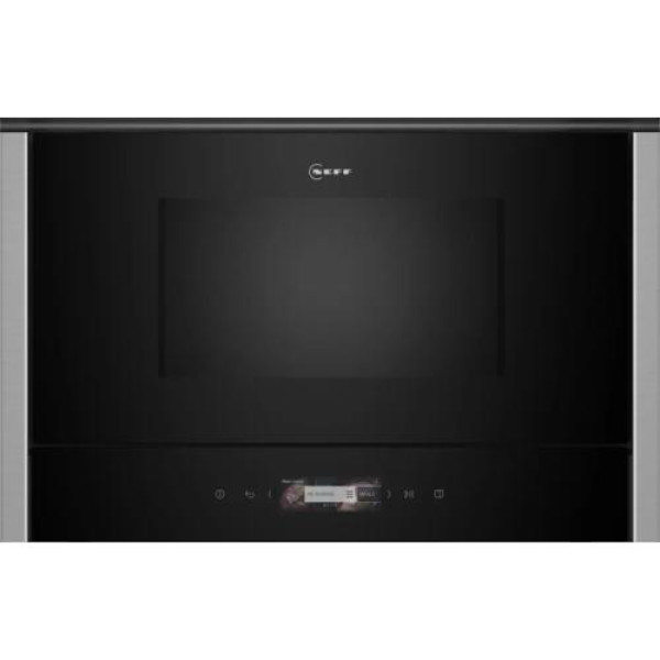 Mikrolaineahi neff, integreeritav, 21 l, 900 w, vasakule avanev uks, must/rv-teras