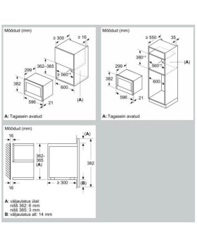 Mikrolaineahi neff, integreeritav, 21 l, 900 w, must/rv-teras-foto4