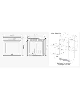 Ahi samsung, 76 l, a+, pürolüüs, matt must-foto5