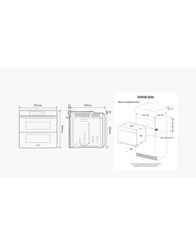 Ahi samsung, 76 l, a+, aurufunktsioon, pürolüüs/aurupuhastus, must-foto2