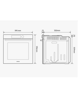 Ahi samsung, 76 l, a+, aurufunktsioon, pürolüüs, bespoke, beež-foto8