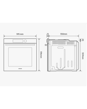 Ahi samsung, 76 l, a+, aurufunktsioon, pürolüüs, bespoke, beež-foto8