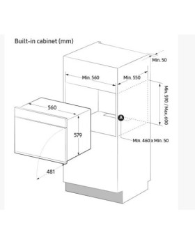 Ahi samsung, 76 l, a+, aurufunktsioon, pürolüüs, bespoke, beež-foto9