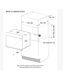 Ahi samsung, 76 l, a+, aurufunktsioon, dual cook, pürolüüs/aurupuhastus, must-foto11