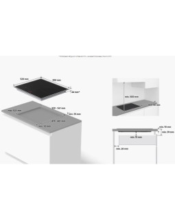 Pliidiplaat samsung, 4 x induktsioon, 60 cm, must, lõigatud servadega-foto6