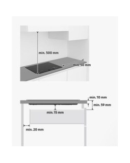 Pliidiplaat samsung, 4 x induktsioon, extended flex zone plus, 60 cm, must, faasitud/lõigatud servadega-foto6